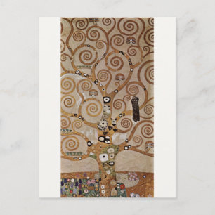 グスタフクリムト絵画の「生命の木」（1909年） ポストカード