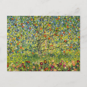 グスタフクリムト絵画ズアールヌーボーザ・アップルの木 ポストカード