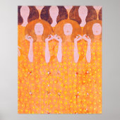 グスタフクリムト絵画ズ ポスター (正面)