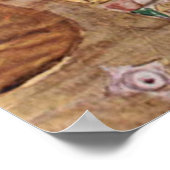 グスタフクリムト絵画ズ：期待(1908) ポスター (角)