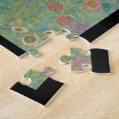 グスタフクリムト農園ひまわりの花 ジグソーパズル (側面)