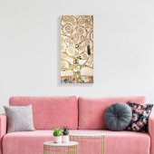 グスタフクリムト黄金の木と鳥 キャンバスプリント (インサイチュ (リビング))