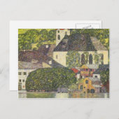 グスタフクリムト – アッテルシーのアンテラハの教会 ポストカード (正面/裏面)