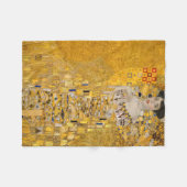 グスタフクリムト – アデレ・ブロッホ・バウアーIポートレート フリースブランケット (正面(横))