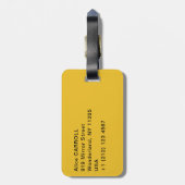 グスタフクリムト – アデレ・ブロッホ・バウアーIポートレート ラゲッジタグ (裏面縦)