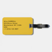 グスタフクリムト – アデレ・ブロッホ・バウアーIポートレート ラゲッジタグ (裏面横)