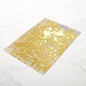 グスタフクリムト – アデレ・ブロッホ・バウアーIポートレート 箔シーズンカード (回転した状態)