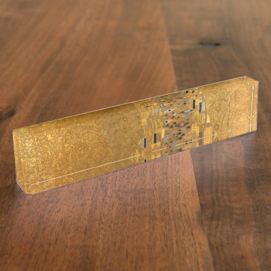 グスタフクリムト – アデレ・ブロッホ・バウアーI. デスクネームプレート (側面)