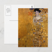 グスタフクリムト-アデレ·ブロッホ·バウアーI。 ポストカード (正面/裏面)