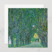 グスタフクリムト – アベニューインザパークシュロスカマー サンキューカード (正面/裏面)