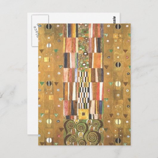 グスタフクリムト～アントウルフフフフフフュールデンワンドフリ ポストカード (正面/裏面)