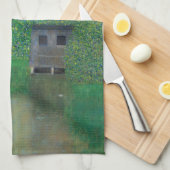 グスタフクリムト – ウォーターキャッスル キッチンタオル (四つ折り)