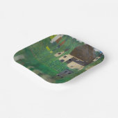 グスタフクリムト – ウォーターキャッスル ペーパープレート (傾斜あり)