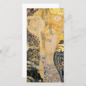 グスタフクリムト – ウォーターヘビI サンキューカード (正面/裏面)
