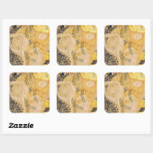 グスタフクリムト – ウォーターヘビI スクエアシール (シート)