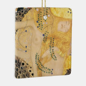 グスタフクリムト – ウォーターヘビI セラミックオーナメント (右)