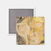 グスタフクリムト – ウォーターヘビI マグネット (正面/裏面)