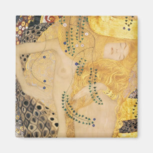 グスタフクリムト – ウォーターヘビI マグネット