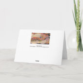 グスタフクリムト – ウォーターヘビII カード (裏面)