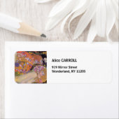 グスタフクリムト – ウォーターヘビII ラベル (インサイチュ)