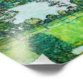 グスタフクリムト – ウンテラハのマウンテンスロープ フォトプリント            (角)