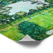 グスタフクリムト – ウンテラハのマウンテンスロープ ポスター (角)