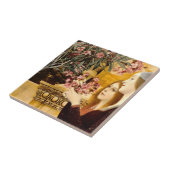 グスタフクリムト – オレアンダー付き2人の女の子 タイル (側面)