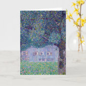 グスタフクリムト – オーストリアの農家 カード (黄色い花)