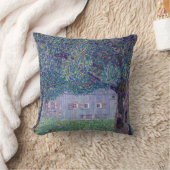 グスタフクリムト – オーストリアの農家 クッション (ブランケット)