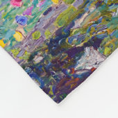 グスタフクリムト – オーストリアの農家 フリースブランケット (角)