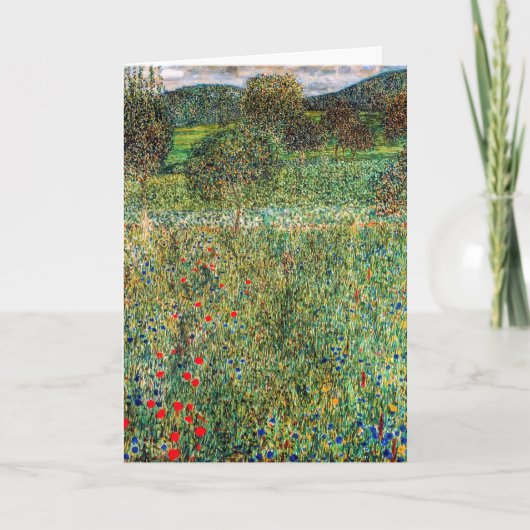 グスタフクリムト – オーチャード カード (正面)