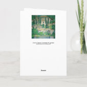 グスタフクリムト – カソンの教会 カード (裏面)