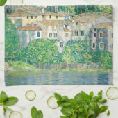 グスタフクリムト – カソンの教会 キッチンタオル (折り畳み)