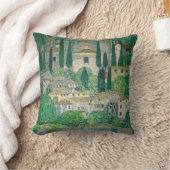 グスタフクリムト – カソンの教会 クッション (ブランケット)