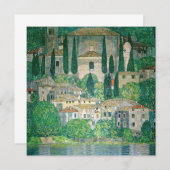 グスタフクリムト – カソンの教会 サンキューカード (正面/裏面)