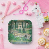 グスタフクリムト – カソンの教会 ペーパープレート (パーティー)