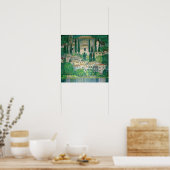 グスタフクリムト – カソンの教会 ポスター (キッチン)