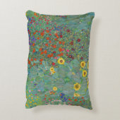 グスタフクリムト – カントリーガーデンとヒマワリ アクセントクッション (裏面(縦))