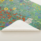 グスタフクリムト – カントリーガーデンとヒマワリ シェルパブランケット (3/4)