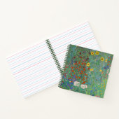 グスタフクリムト – カントリーガーデンとヒマワリ ノートブック (内部)