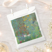 グスタフクリムト – カントリーガーデンとヒマワリ フェイバーバッグ (クリップ留めされた状態)