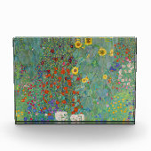 グスタフクリムト – カントリーガーデンとヒマワリ フォトブロック (正面)