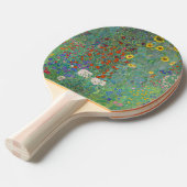 グスタフクリムト – カントリーガーデンとヒマワリ 卓球ラケット (正面アングル)
