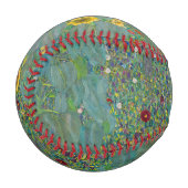 グスタフクリムト – カントリーガーデンとヒマワリ 野球ボール (正面左)