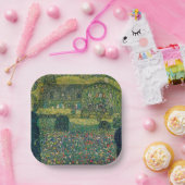 グスタフクリムト – カントリーハウスバイザattersee ペーパープレート (パーティー)