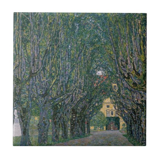 グスタフクリムト – ガーデ絵画ンズ タイル (正面)