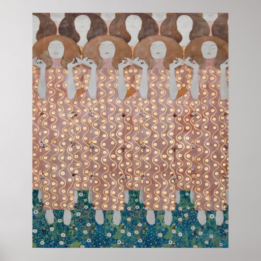 グスタフクリムト – コーラスオブパラダイス詳細 ポスター (正面)