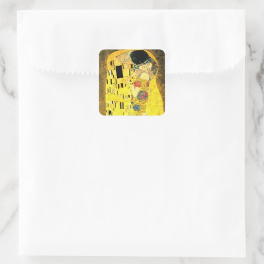 グスタフクリムト – ザキススクエアスティーカー スクエアシール (バッグ)