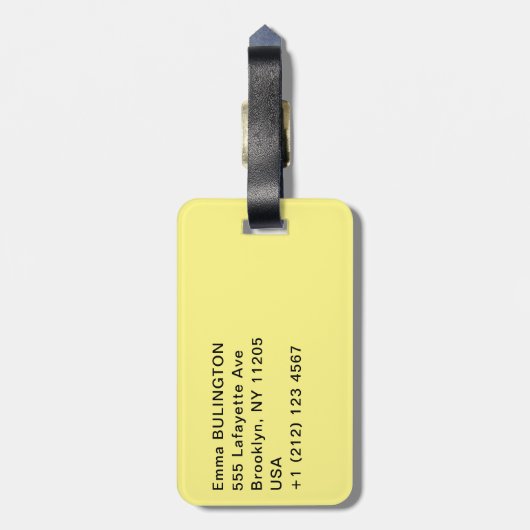 グスタフクリムト – ザキス ラゲッジタグ (裏面縦)