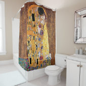 グスタフクリムト – ザキス-ヴィンテージアールヌーボー シャワーカーテン (インサイチュ)